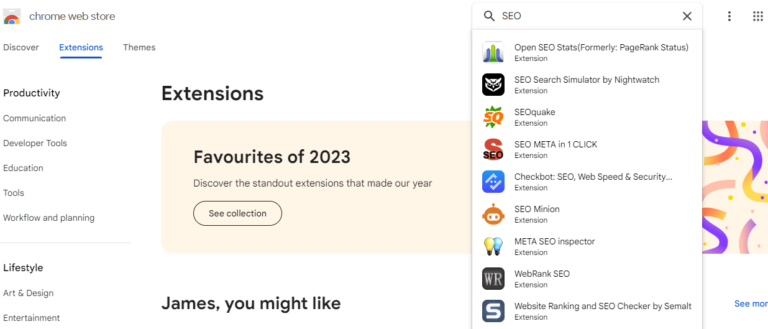 Best Chrome Extensions for SEO